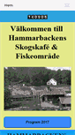 Mobile Screenshot of hammarbacken.eu